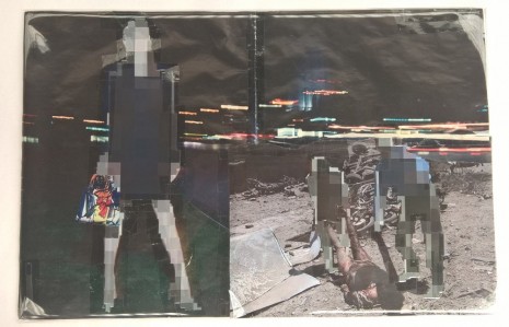 Thomas Hirschhorn, Pixel-Collage nº58, 2016, Dvir Gallery