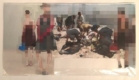 Thomas Hirschhorn, Pixel-Collage nº66, 2016, Dvir Gallery