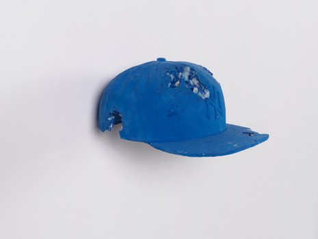 Daniel Arsham, Blue Calcite Yankees Hat, 2016, Perrotin