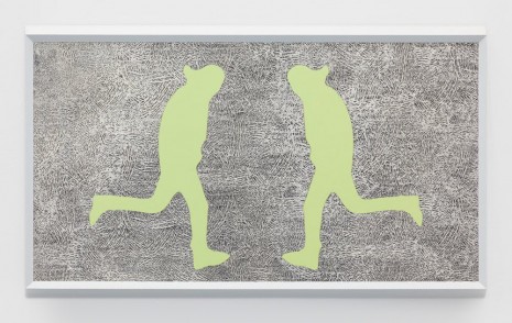 Richard Artschwager, Running Man (double lime), 2013, Peder Lund