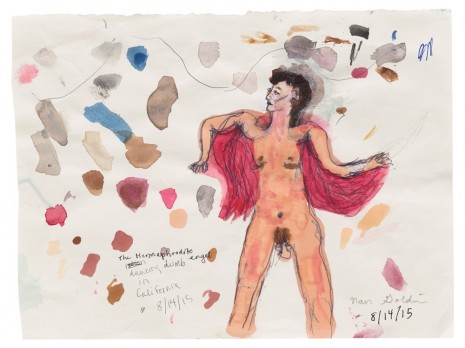 Nan Goldin, The dumb hermaphrodite angel dancing in California, Berlin, August 2015, 2015 , Matthew Marks Gallery