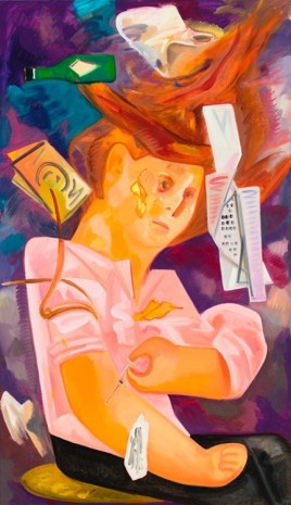 Dana Schutz, Heroin in the Wind, 2012, Petzel Gallery
